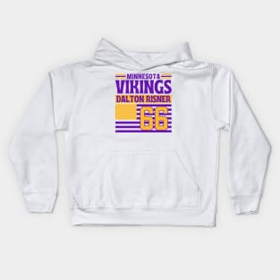 Minnesota Vikings Risner 66 American Flag Football Kids Hoodie